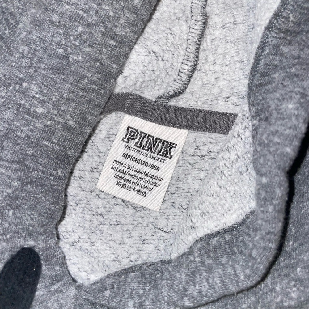 PINK Victoria's Secret Gray Hoodie - Picture 2 of 3